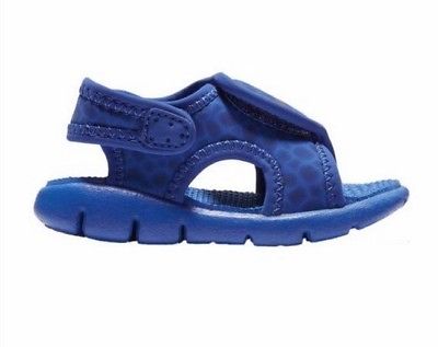 Nike Sunray Adjustable Size 9C Little/Big Kids Sandal Blue  386519-414