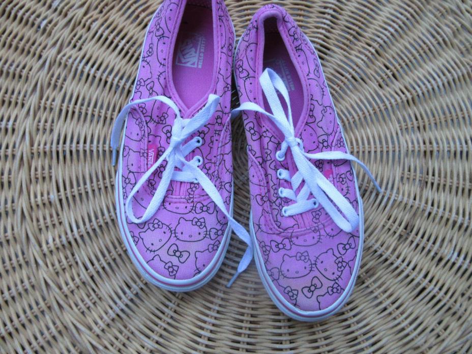 Vans Hello Kitty Pink Women youth size 3 Laces Fahion Shoes-bin 23 kids
