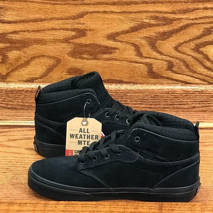 Vans Atwood Hi MTE Black Black Shoes Size Youth 3.5