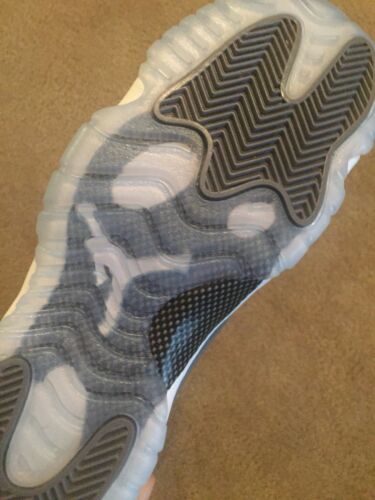 Nike Air Jordan 11 Retro Low BG Grey/White-Gunsmoke Size 6.5Y Shoes