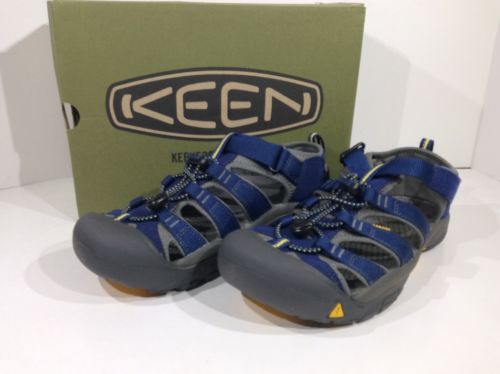 Keen Newport H2 Youth Size 6 Blue/ Gargoyle Waterproof Sandals Shoes X16-1623