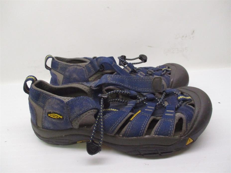 KEEN Sandals Youth Kids Size 4 Hiking River Waterproof Blue #B35