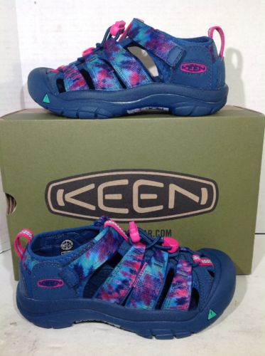Keen Youth Size 1 Newport H2 Navy Tie Dye Casual Sandals Shoes ZX-938