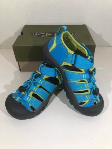 KEEN NEWPORT H2 Kids Size 13 HAWAIIAN BLUE GREEN Sport Sandals X15-1277