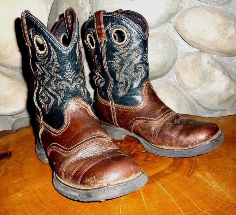 Youth Rocky Cowboy Western Boots Size 3.5M