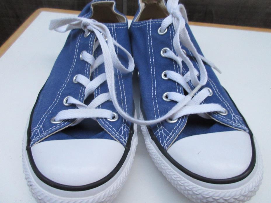 Converse All Star Low  top shoes Youth 351177F Roadtrip Blue Kids size 3--bin 34