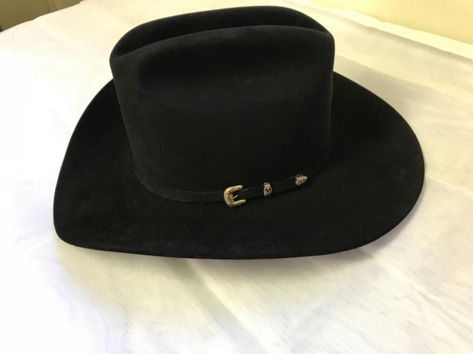 Stetson El Patron black 6-7/8 cowboy hat