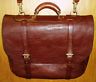 Handmade Softside Leather Briefcase/Carry On/Tote Bag