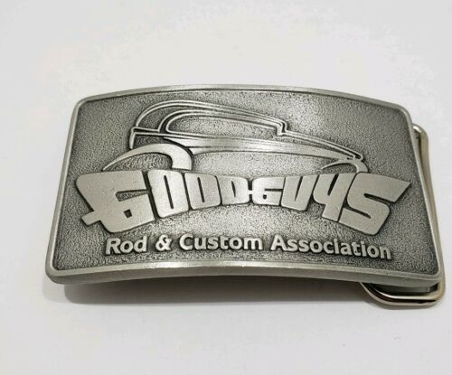 Goodguys rod and custom association belt buckle