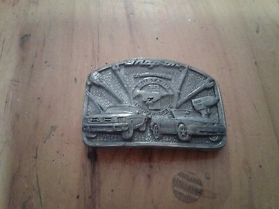 SNAP ON Commemorates Mustang 30th Anniversary Vintage Belt Buckle Lmtd Edition