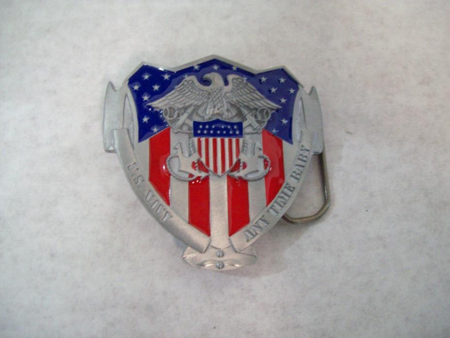 United States Navy Pewter Military Belt Buckle, Patriotic J10
