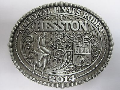 National Finals Rodeo Hesston 2014 NFR Youth (Small) Cowboy Buckle New Wrangler