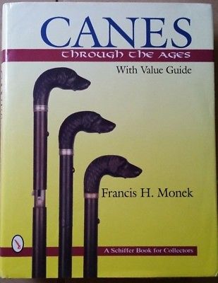 Walking stick Cane Value Guide Collector's Book Francis Monck