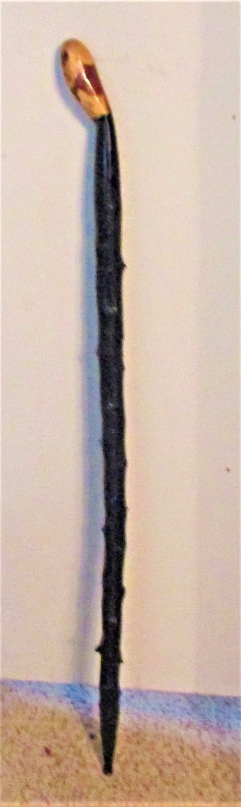 HARVESTED FROM THE BLACKTHORN HEDGE THE SHILLELAGH BLACKTHORN WALKING STICK