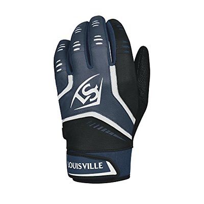 Louisville Slugger Omaha Adult Batting Gloves - Small Navy