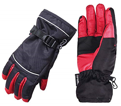 Wantdo Men's Waterproof Thinsulate Warm Ski Gloves Insulated Outdoor Snowmobile