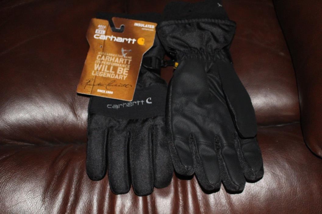 Carhartt Men's W.B. Waterproof Windproof Insulated Work Glove, Black, XX-Large