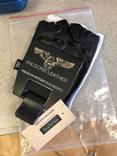 Wilsons Leather Motorcycle Gloves Size Medium NWT