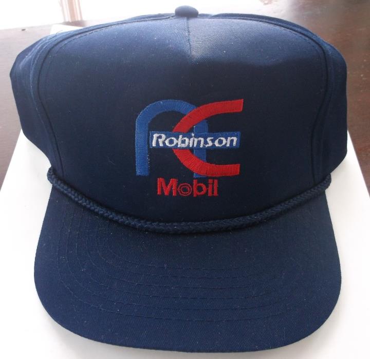 MOBIL OIL HAT SnapBack Hat never worn AE ROBINSON Maine
