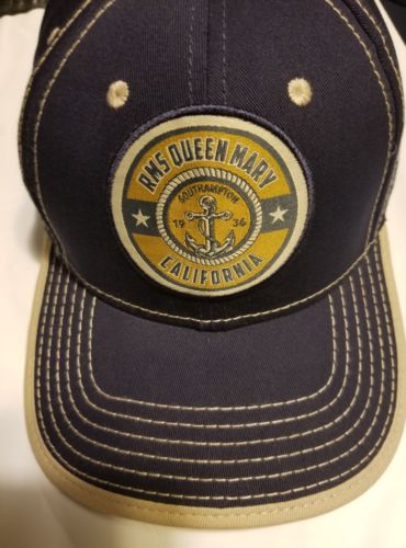 Men's Queen Mary Blue California Adjustable Hat American Southampton AnchorPatch