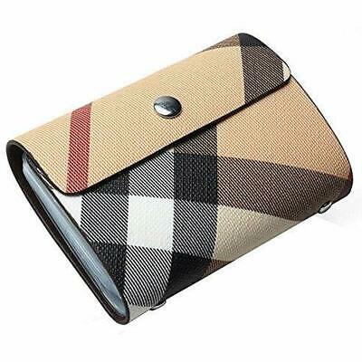 Credit Card Holder For Women-Credit Protector Plaid Case-Business Office