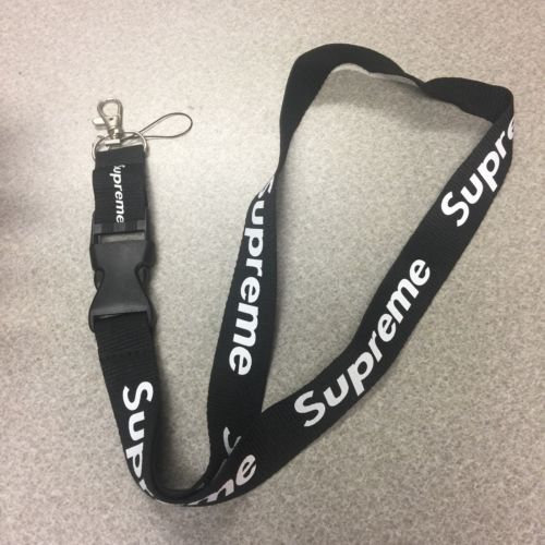 NWOT Supreme Black And White Lanyard ID Holder USA SELLER
