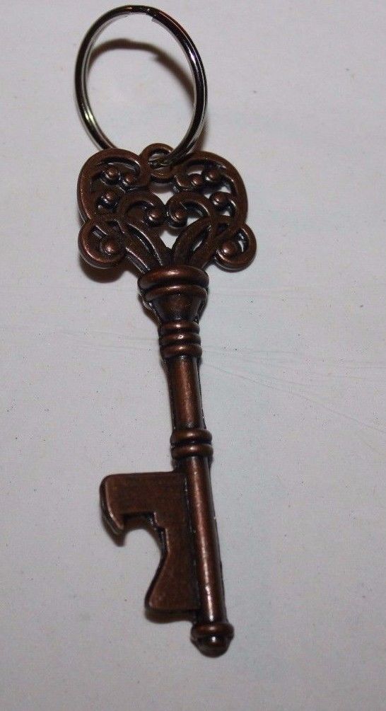 Key Chain Bottle Opener Keychain includes red gift box & tag FREE US SHIPPING