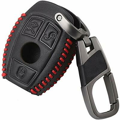 Smart Keyless Entry Systems 3button Leather Cover Bag Fob Shell Car Cases Fit