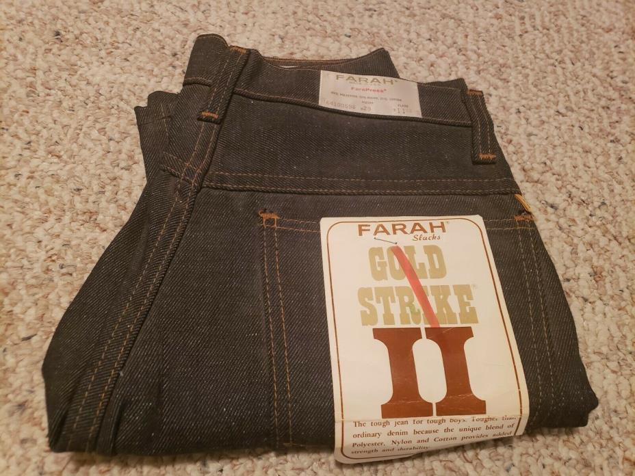 Farah Gold Strike II Boys 1970s Vintage 29x23