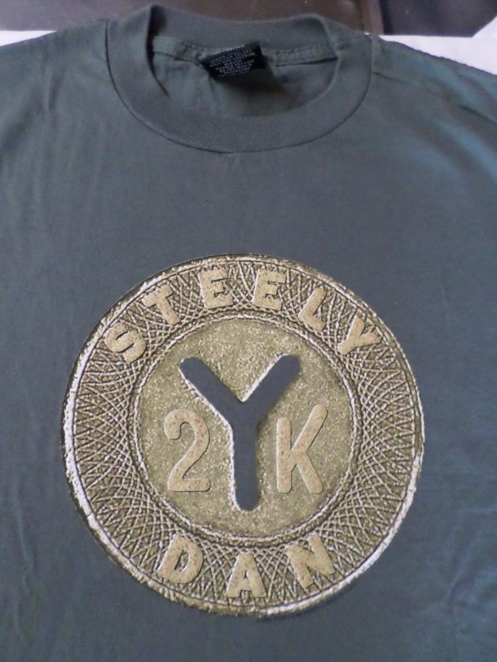 Vintage Steely Dan Y2K Tour Concert T-Shirt Large Rock Band