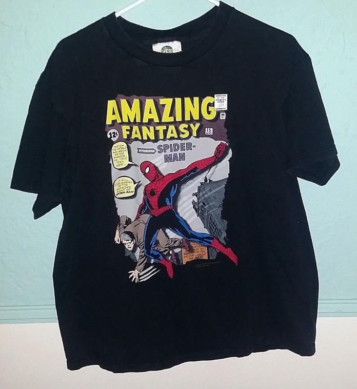 1999 Amazing Fantasy Spiderman Universal Studios T-Shirt - Large - Marvel Comics