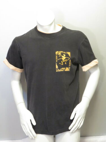 Vintage Ocean Pacific Shirt - Large Neon Graphics and Neon Roll Ups - Men's LRG
