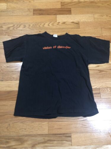 Vintage 90’s Vision Of Disorder Tour Shirt Size XL Rare Blue Grape