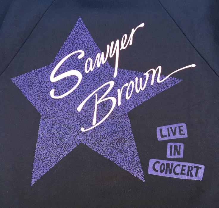 Sawyer Brown 1990s Buick Live In Concert Sweatshirt Navy L Made In USA