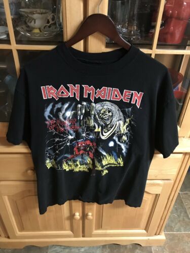 Iron Maiden 1982 Original 666 Number Of The Beast Mens L