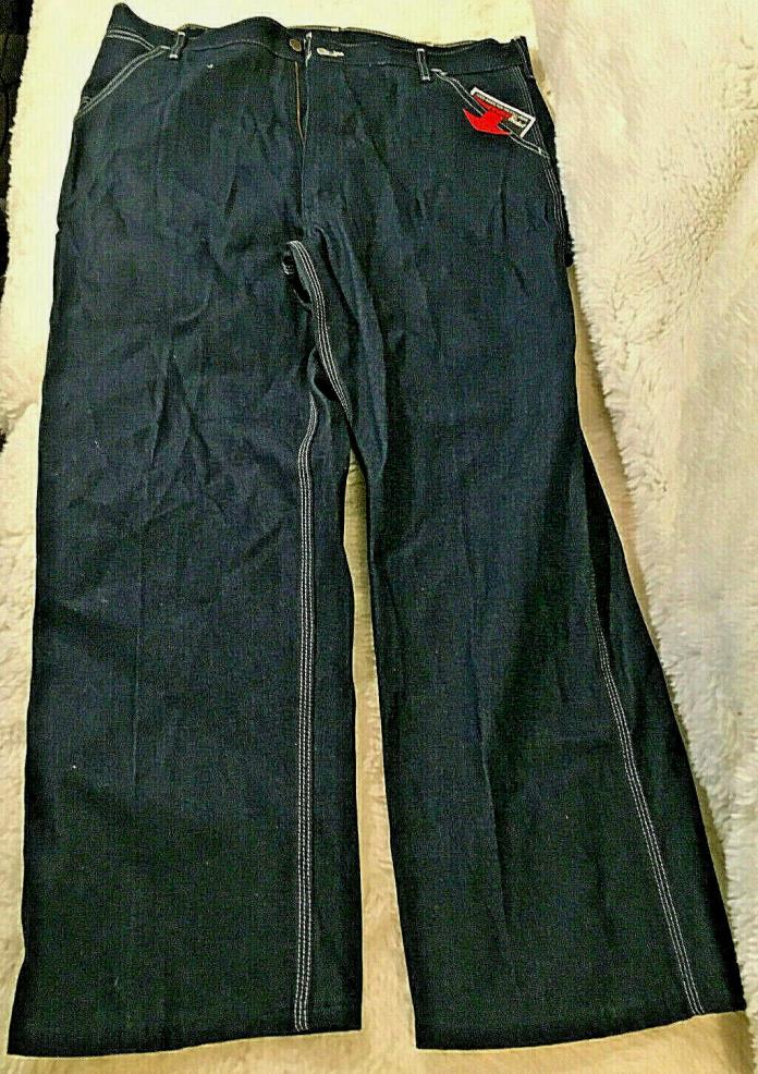 NOS New Old Stock with tags Vintage Sears Roebucks Work Jeans 40 x 30 Dark Wash