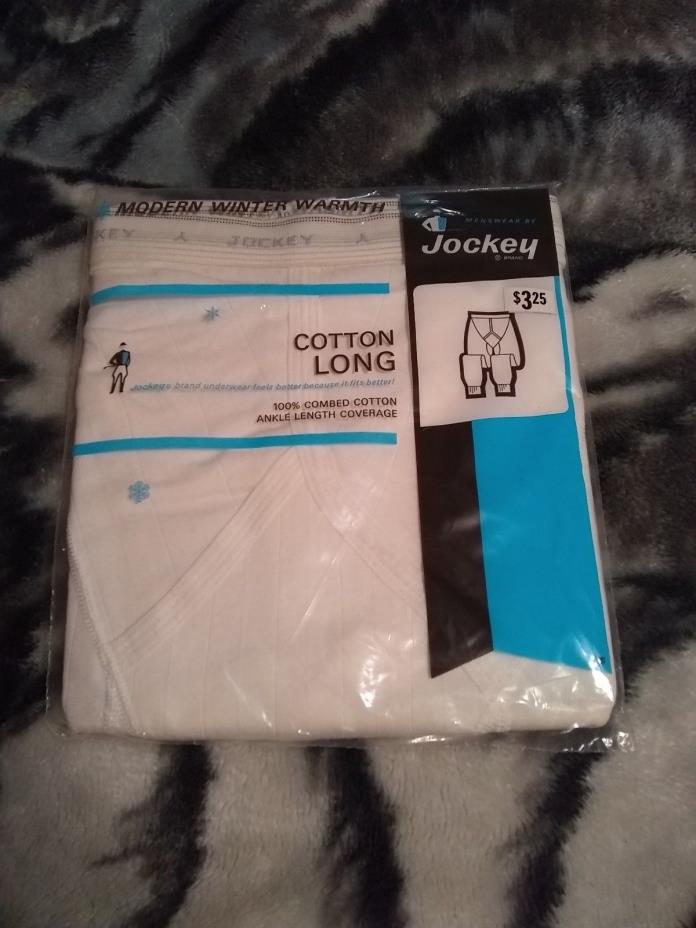 Vintage 1960 Jockey Long Underwear Large 40 - Unopened Package