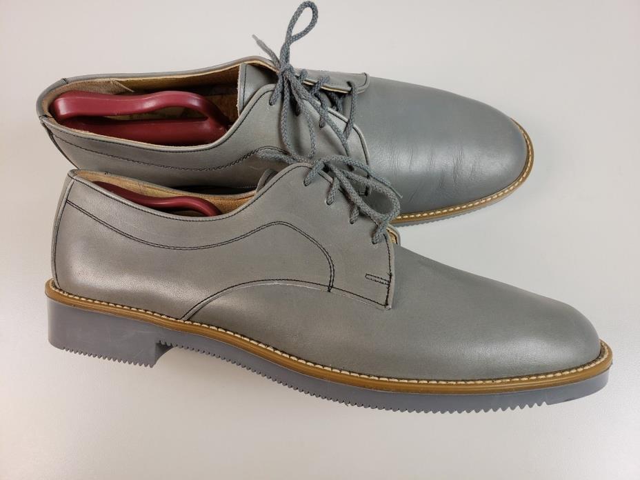 Vintage 1980's  closet classic Freeman  gray Oxford Shoes Men's 11 D NOS