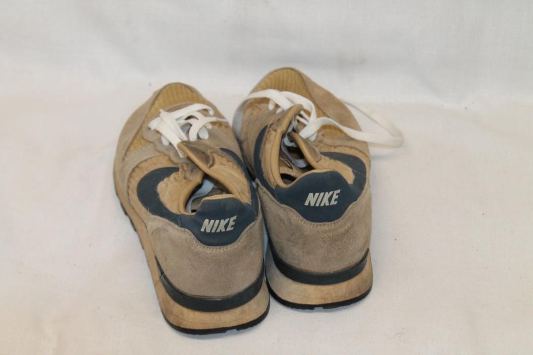 1980 1970 VTG NIKE Waffle Runner Shoes Size 8.5 Mens Blue White 2303 Swoosh