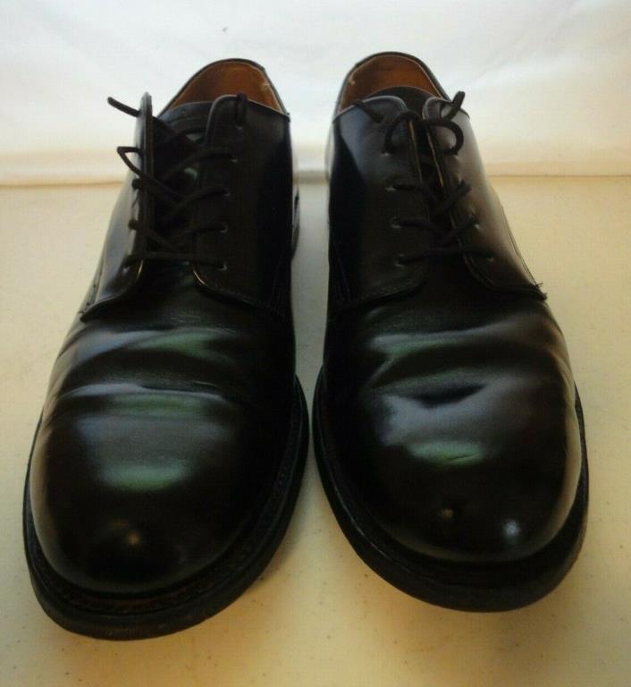 DJ Leavenworth 60804 Vintage 1979 Mens Black Shoes Military Sz 9.5 R Wow!!