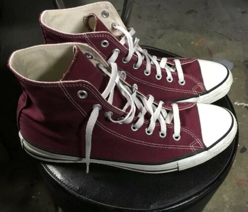 Vintage Converse All Star, Made In USA Maroon Size 11 Fast Free Shipping!