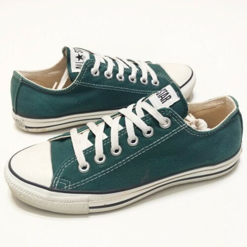 Converse All Star Chuck Taylor Canvas Made In USA Shoes Vintage 1990s Green 5.5