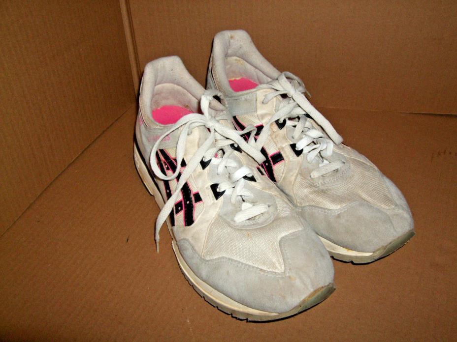 Vintage ASICS GEL GT-XPRESS Men's 10.5 Sneakers Running Shoes Blk White Pink GUC
