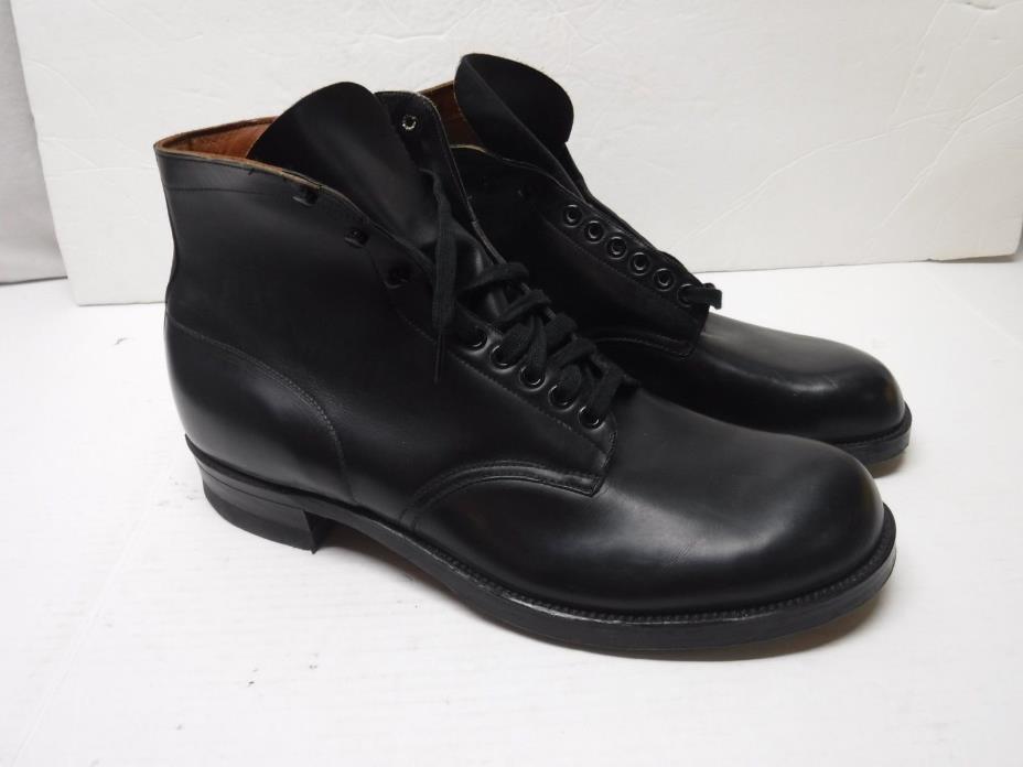NEW Copeg Custom Grade by Scholl  VTG Black Scotch  Calf  SZ 12.5 boots rare