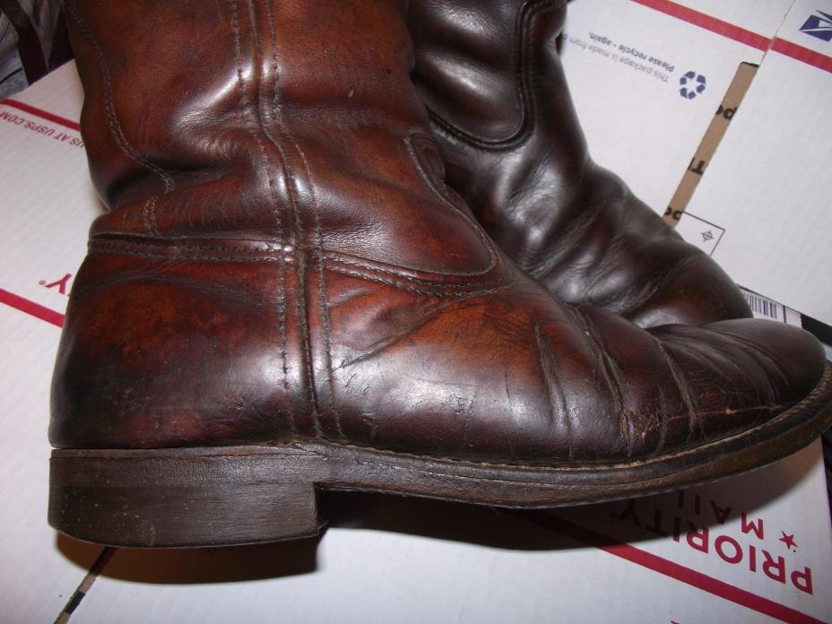 OLD Vintage Red Wing pecos ? style western cowboy Boots CORK  8 1/2 E 8.5   2037
