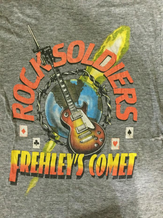 Vintage Ace Frehley Frehley's Comet Shirt Vintage Large Fits Small(Needs Repair)