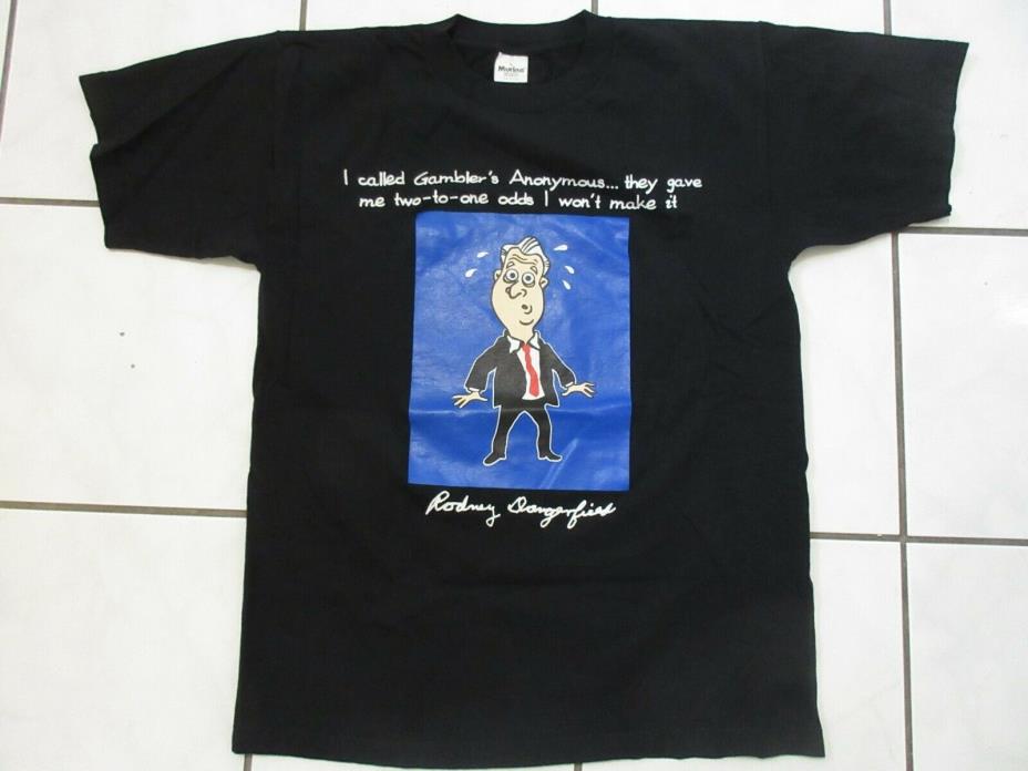 True Vintage 1980's Rodney Dangerfield Black Graphic T-shirt Made in USA