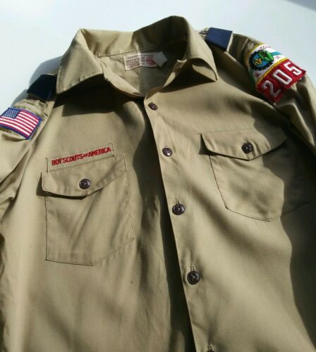 Vintage 1970s Boy Scouts Of America Uniform Sz M