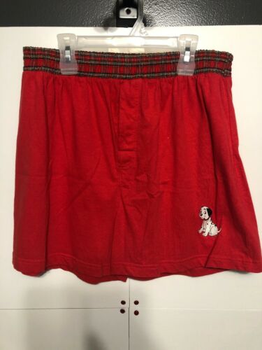Vintage 101 Dalmatians Boxers Size Large Embroidered Dog Elastic Band Button Fly
