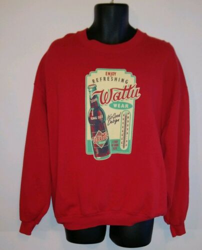 Vintage Wattu Wear 90's Sweatshirt Jerzees Streetwear 2XL XXL